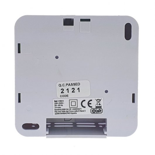 Eurobric 17011 Termostato Electrónico para Calefacción y Aire Acondicionado