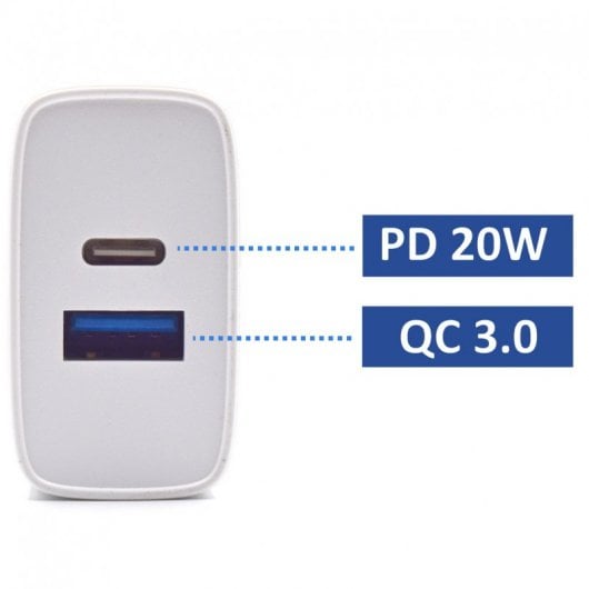 Ewent EW1321 USB-C Quick Charge 3.0 20W Wandladegerät