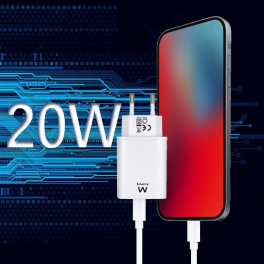 Ewent EW1321 USB-C Quick Charge 3.0 20W Wandladegerät