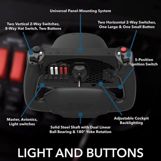 Honeycomb Alpha Flight Controls Système d'aviation aéronautique PC/MAC