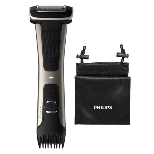 Rasoio Corpo Philips Bodygroom Series 7000 BG7025/15 Senza Filo 80min Impermeabile 5 Impostazioni