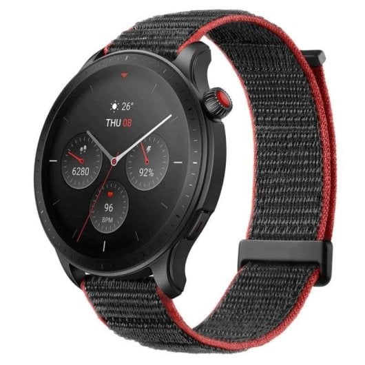 Amazfit GTR 4 Bluetooth GPS 46mm AMOLED Gris Taille Unique Étanche 5ATM SpO2