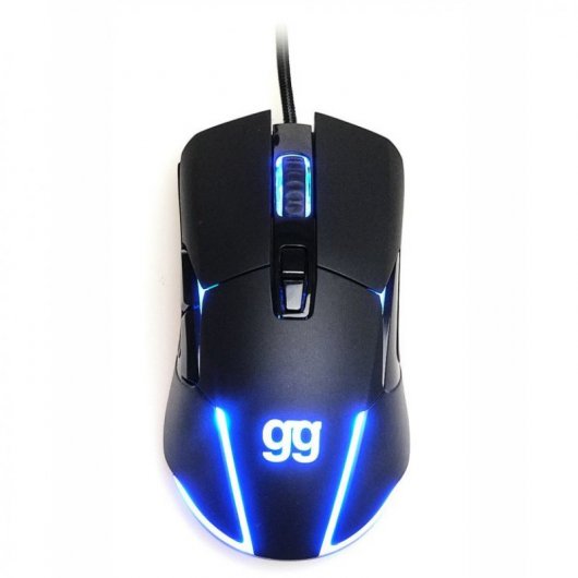 Mouse da gioco Iggual Tourmaline 7D RGB 7200 DPI Nero