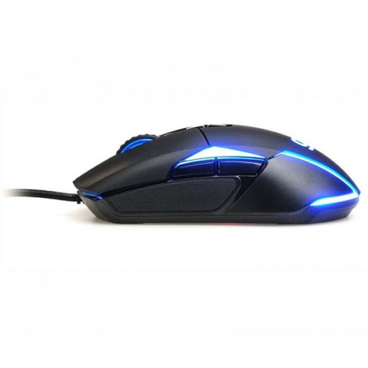 Mouse da gioco Iggual Tourmaline 7D RGB 7200 DPI Nero