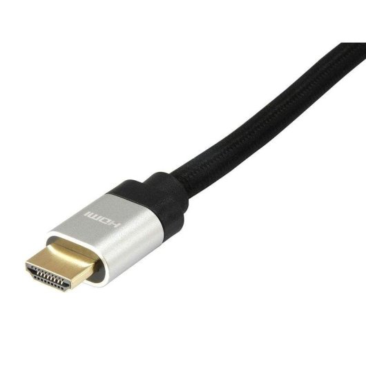 Cavo HDMI Equip 119385 2.1 10m 8K 60Hz 48Gbps Maglia Alta Velocità Nero