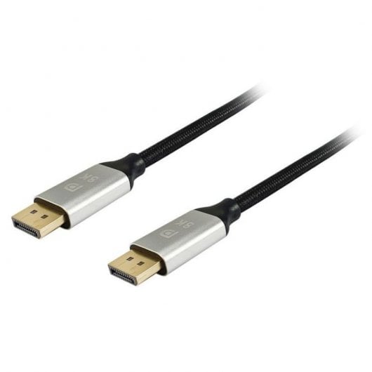Equip Cable de Malla DisplayPort Premium 1.4 8K 60Hz Macho/Macho 1m Negro