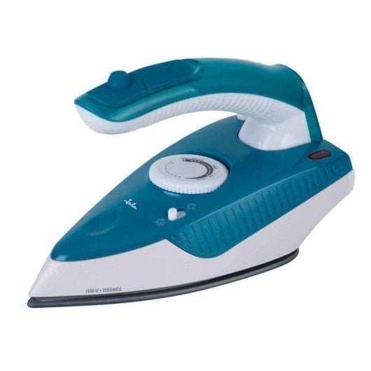 Plancha Jata JEPL2810 suela cerámique 1000 W double tension poignée pliable