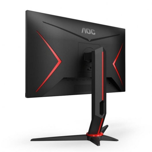 AOC 24G2SPU/BK Monitor PC 60,5 cm (23.8") 1920 x 1080 Pixel Full HD Nero, Rosso