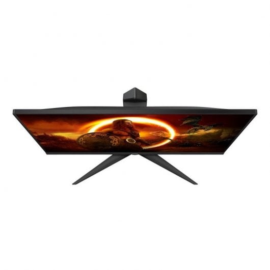 AOC 24G2SPU/BK Monitor PC 60,5 cm (23.8") 1920 x 1080 Pixel Full HD Nero, Rosso