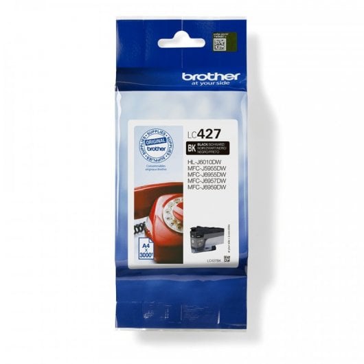 Cartuccia d'inchiostro nero originale Brother LC427BK