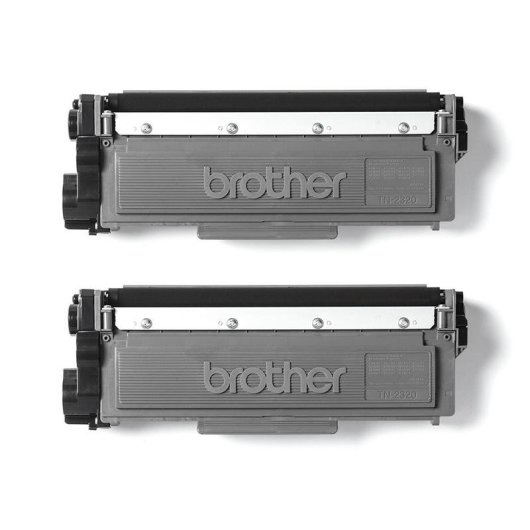 Toner Brother TN2320TWIN Noir Pack 2 Unités