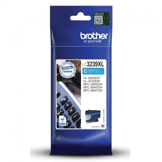 Cartucho Tinta Original Brother LC3239XLC XL Ciano