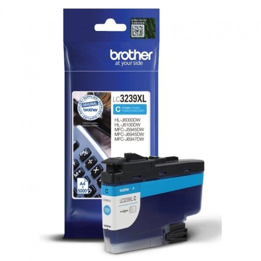 Cartucho Tinta Original Brother LC3239XLC XL Ciano