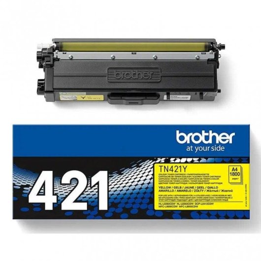 Toner Brother TN421Y XL Jaune 1800 pages