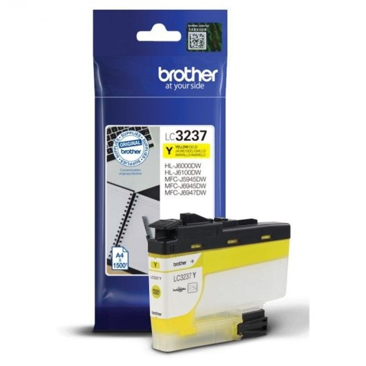Cartucho de Tinta Brother LC3237Y Amarillo Original Rendimiento Estándar