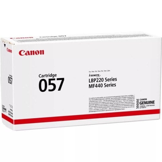 Cartucho de Tóner Original Canon i-SENSYS 057 Negro