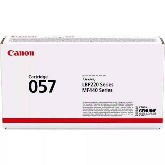 Cartucho de Tóner Original Canon i-SENSYS 057 Negro
