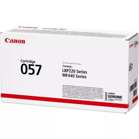 Cartucho de Tóner Original Canon i-SENSYS 057 Negro