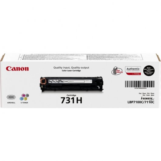 Tóner Original Canon 731HXL Negro