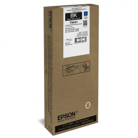 Tintenpatrone Epson WF-C5XXX Schwarz Original Pigment 35,7 ml 3000 Seiten