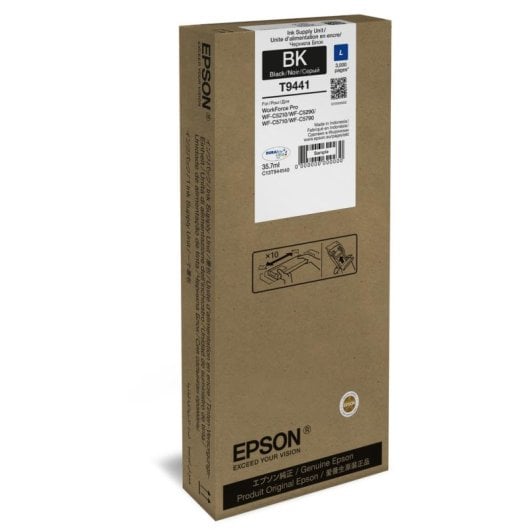 Tintenpatrone Epson WF-C5XXX Schwarz Original Pigment 35,7 ml 3000 Seiten