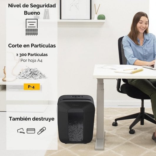 Fellowes Powershred LX50 Destruidora de Papel Corte em Partículas 17L