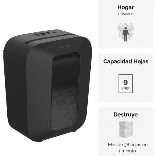 Fellowes Powershred LX50 Destruidora de Papel Corte em Partículas 17L
