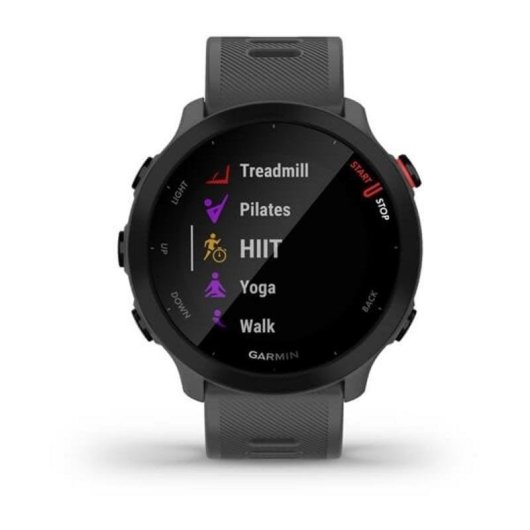 Garmin Forerunner 55 GPS 42mm MIP Cinzento Resistente Água 5ATM Pulsómetro