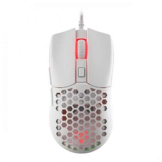 Mouse da gioco ottico Genesis Krypton 750 RGB 2000 DPI bianco