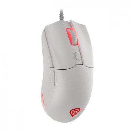 Mouse da gioco ottico Genesis Krypton 750 RGB 2000 DPI bianco