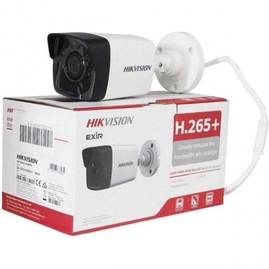 Caméra de surveillance Hikvision DS-2CD1043G0-I 4MP Vision Nocturne Intérieur et Extérieur Micro