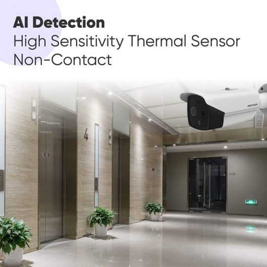Hikvision DS-2TD2617B-6/PA QHD Wärmebild-IP-Überwachungskamera für den Innen- und Außenbereich