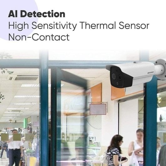 Überwachungskamera Hikvision DS-2TD2617B-6/PA VGA Innen und Außen Temperaturmessung