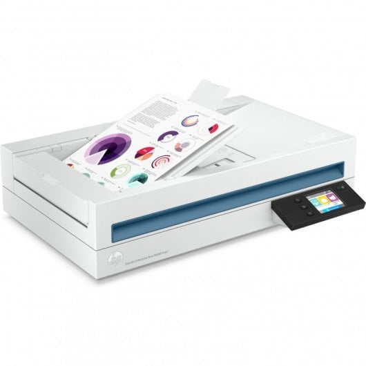 Scanner per documenti WiFi HP ScanJet Enterprise Flow N6600 fnw1 con ADF fronte/retro