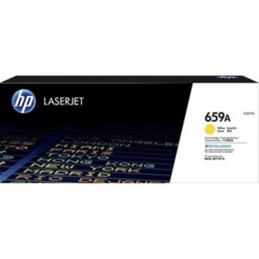 Cartucho de Tóner Original HP 659A Amarillo para Impresoras LaserJet
