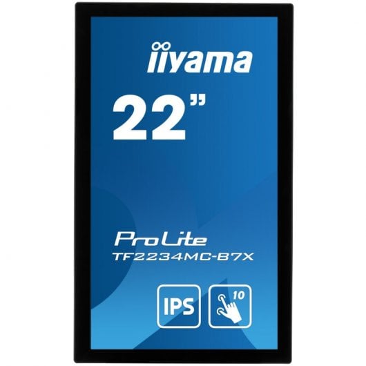 iiyama ProLite TF2234MC-B7X écran plat de PC 54,6 cm (21.5") 1920 x 1080 pixels Full HD LED Écran tactile Multi-utilisateur Noir