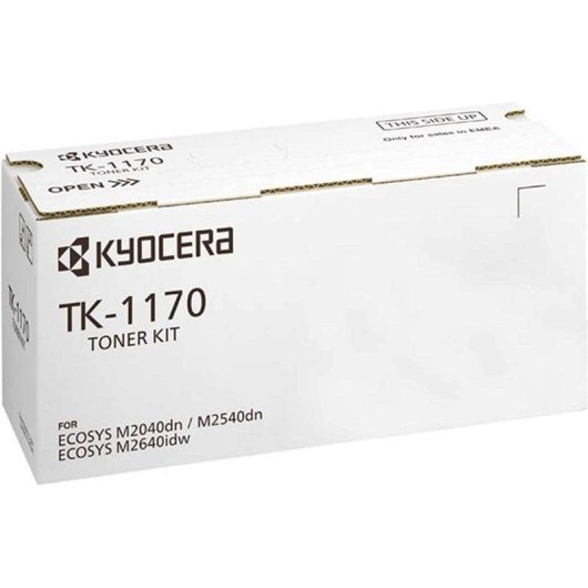 Cartucho de tóner Kyocera TK-1170 Negro Original 7200 páginas