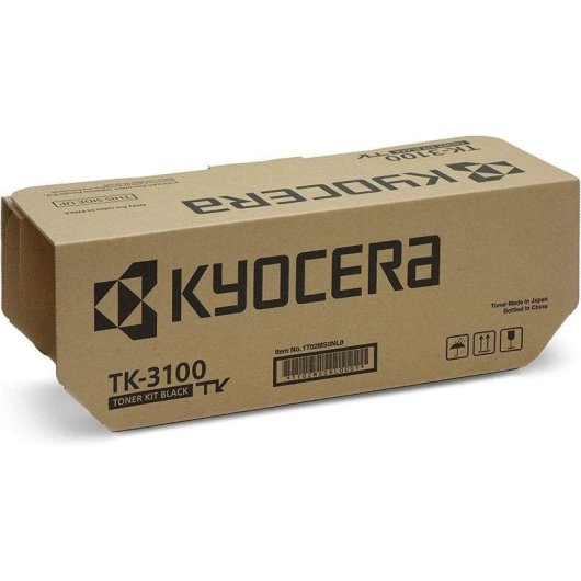 Cartucho de tóner Kyocera TK-3100 Negro 12500 páginas Original