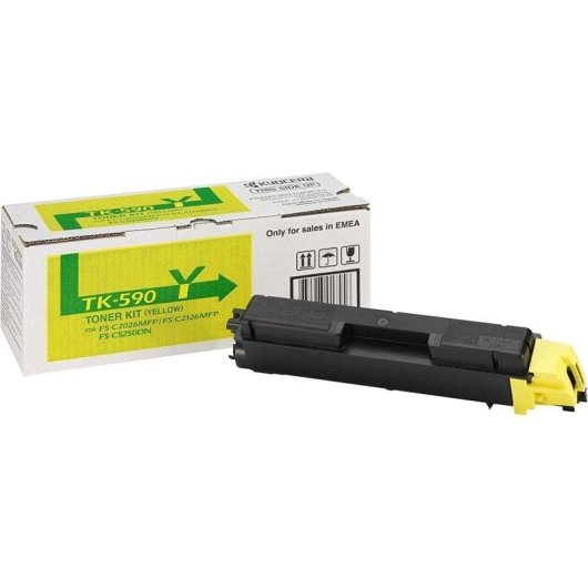 Tônico Kyocera TK590Y Amarelo Original