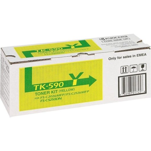 Tônico Kyocera TK590Y Amarelo Original