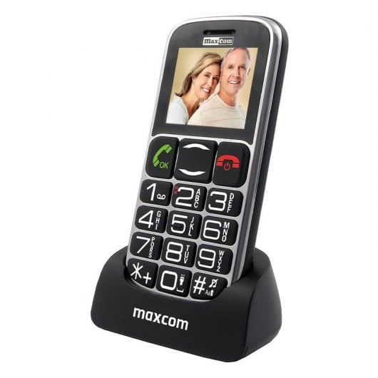 Maxcom MM462 Teléfono para Personas Mayores Negro/Plata Libre