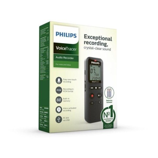 Enregistreur vocal Philips VoiceTracer 1160 8 Go