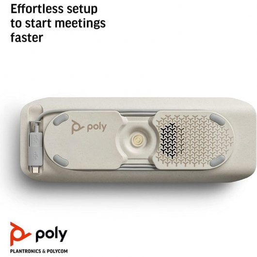 Poly Sync 40+ Altifalante Mãos-Livres para Videoconferência USB/Bluetooth Preto