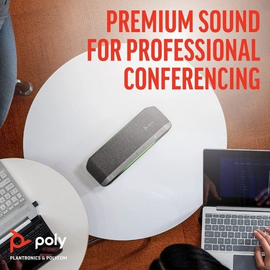 Poly Sync 40+ Altifalante Mãos-Livres para Videoconferência USB/Bluetooth Preto