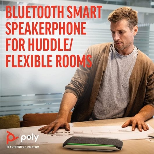 Poly Sync 40+ Altifalante Mãos-Livres para Videoconferência USB/Bluetooth Preto