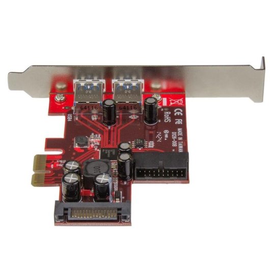Tarjeta PCIe StarTech PEXUSB3S2EI 4 Puertos USB 3.0 2 Externos/2 Internos