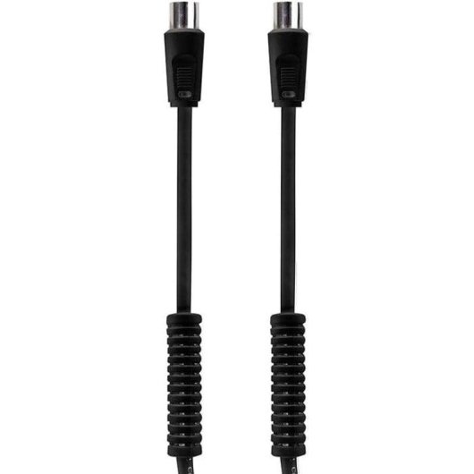 Cavo Antenna Satellitare DCU Tecnologic 303115 Maschio/Femmina 1,5 m Nero