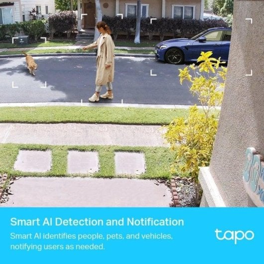 Caméra de surveillance TP-Link TAPO C420S2 2K Vision Nocturne Intérieur et Extérieur Détection IA Alarme Audio Bidirectionnel