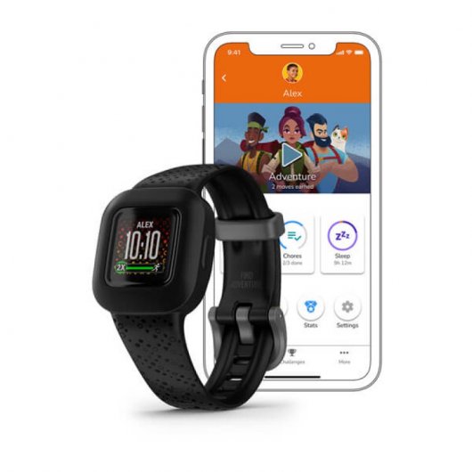 Garmin Vívofit Jr. 3 Smartwatch Infantil Preto Cósmico