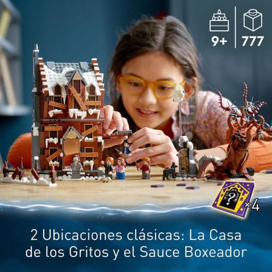 Kit LEGO® Harry Potter™ 76407 Casa de los Gritos y Sauce Boxeador (777 piezas)